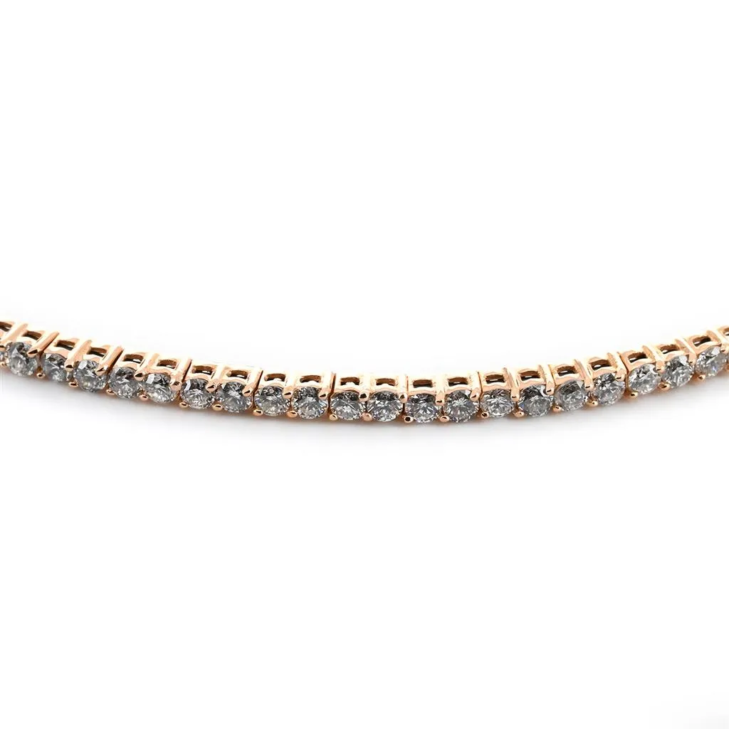 1.02ctw Diamond Flex Bangle - Rose Gold