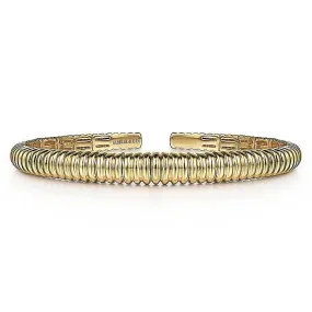 14K Yellow Gold Open Bangle