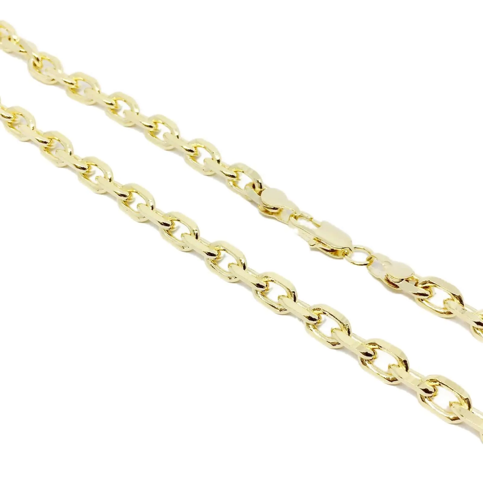 18k Gold Filled Deluxe Unisex Cross Necklace