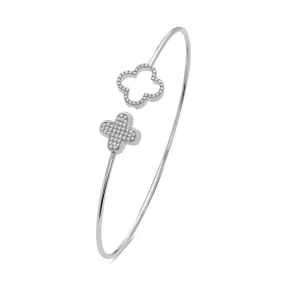 .24ctw clover-lock bracelet