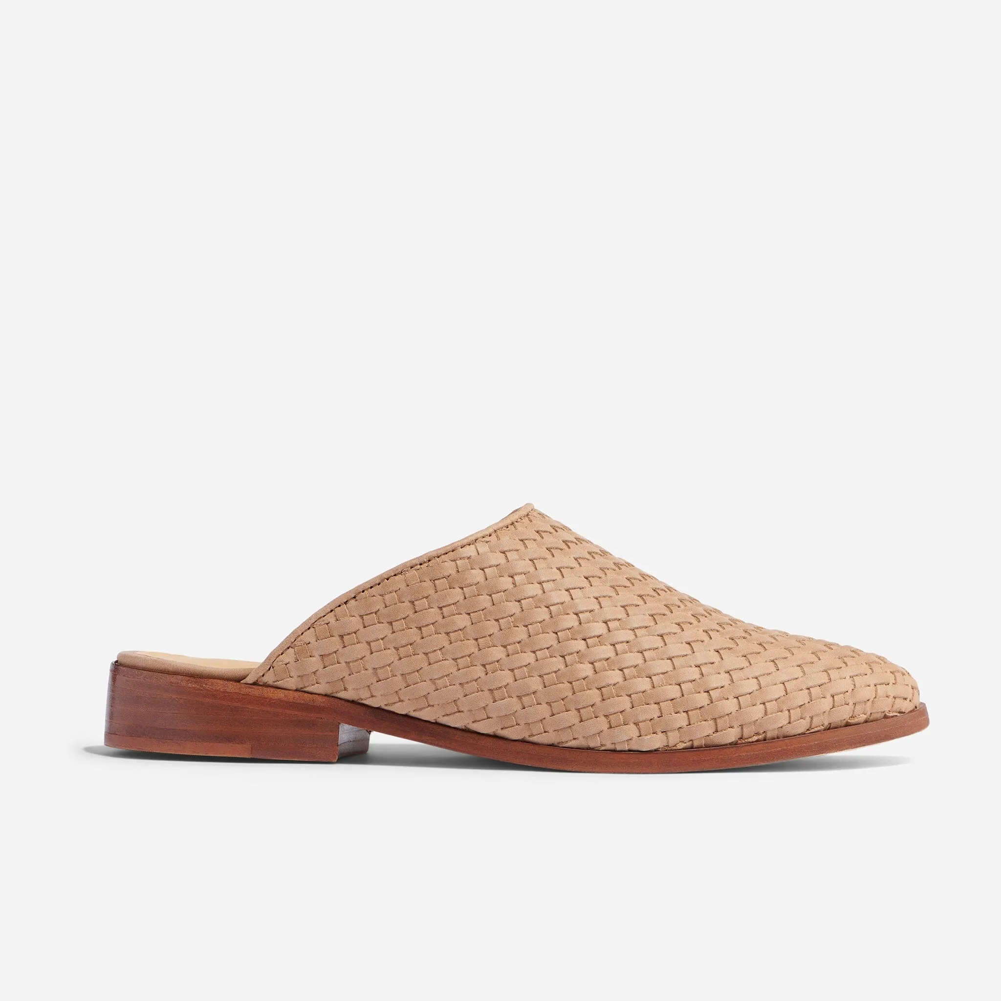 Ama Woven Mule Woven Almond