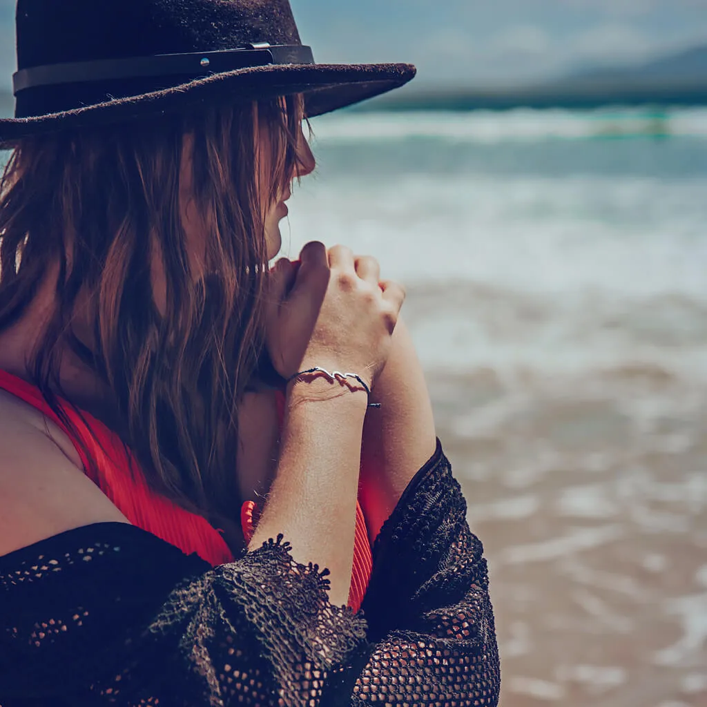 beach break // adjustable cord surf beach bracelets