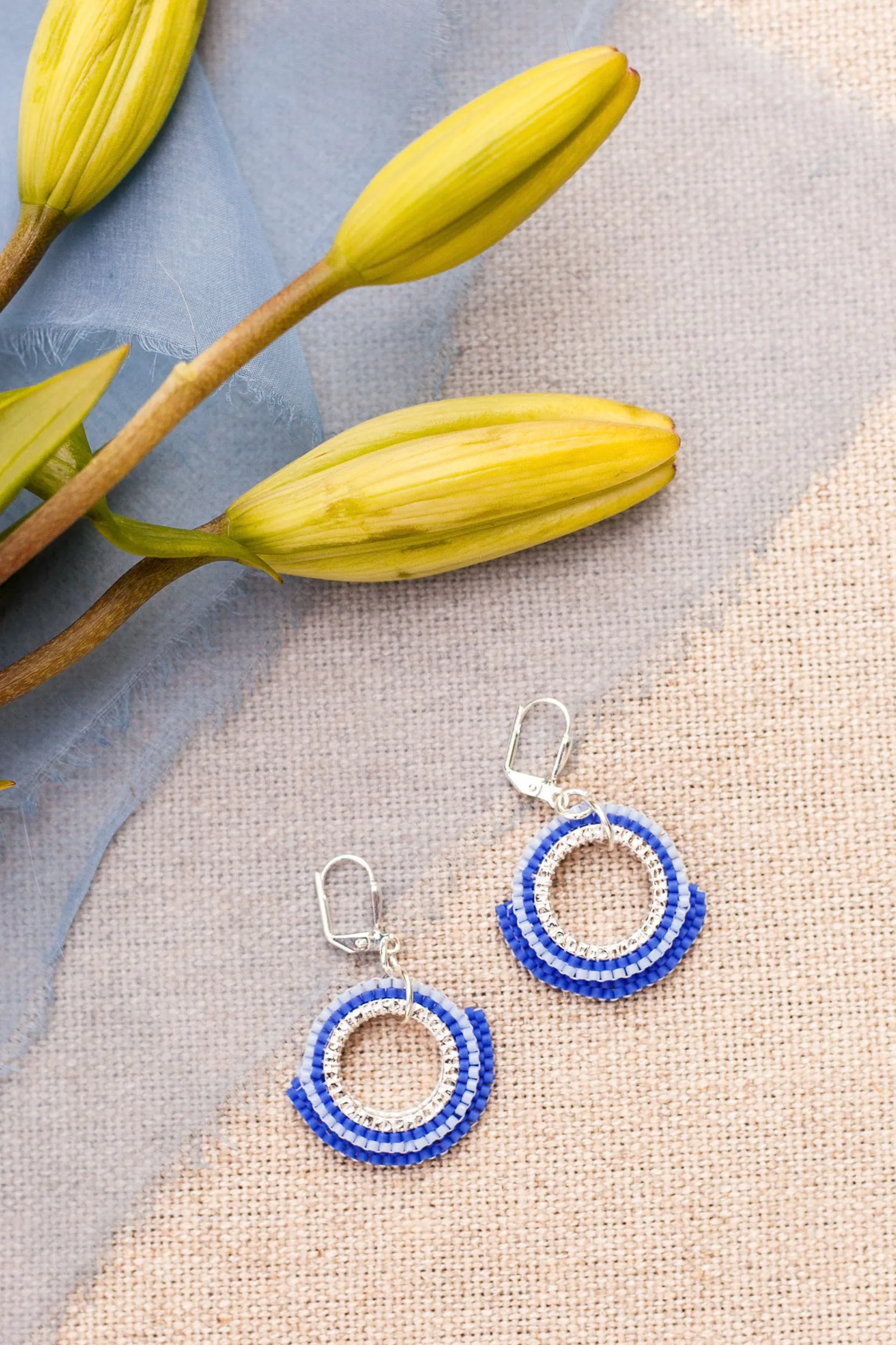 Belle Blue Drop Earrings