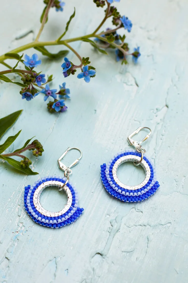 Belle Blue Drop Earrings