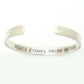 Buddha Quote Bracelet - Mantra jewelry