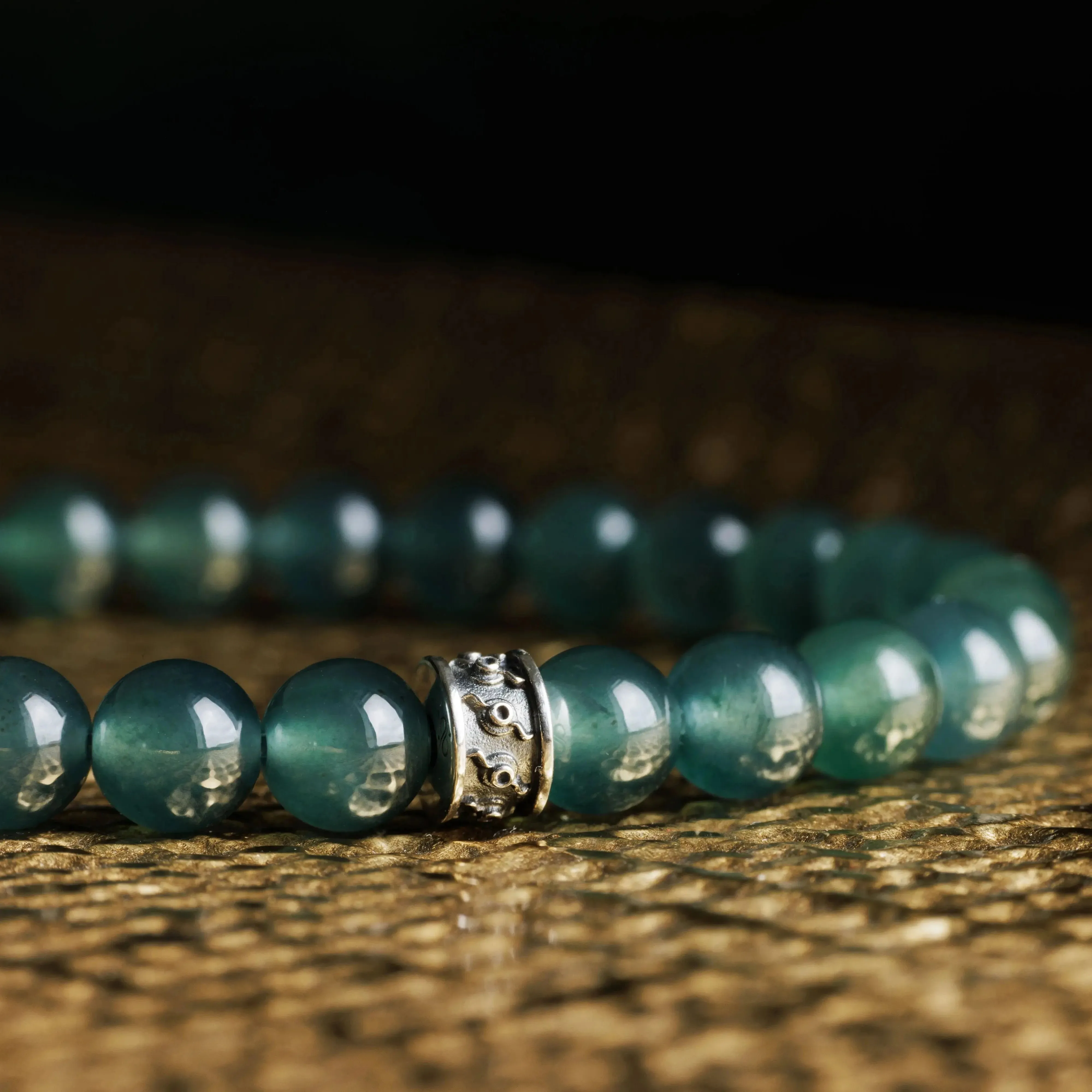 Burmese Green Jade Bracelet XII (6mm)