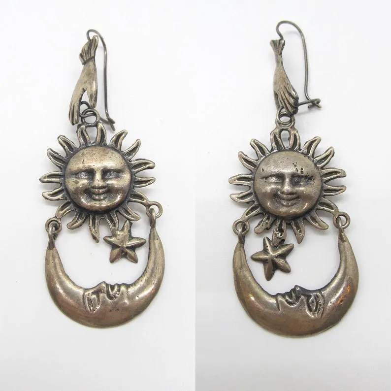 CELESTIAL BEINGS Federico Jimenez Silver Earrings