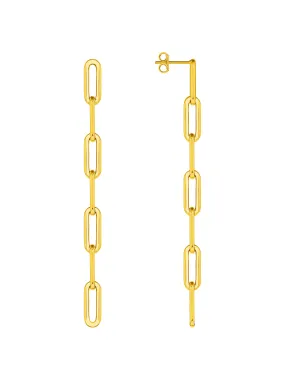 Chain Link Dangle Earrings