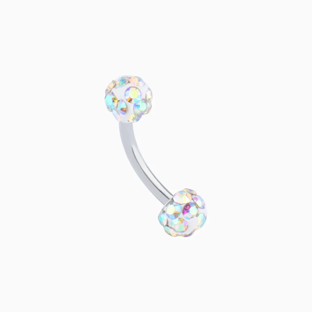 Charm Ball Curved Barbell