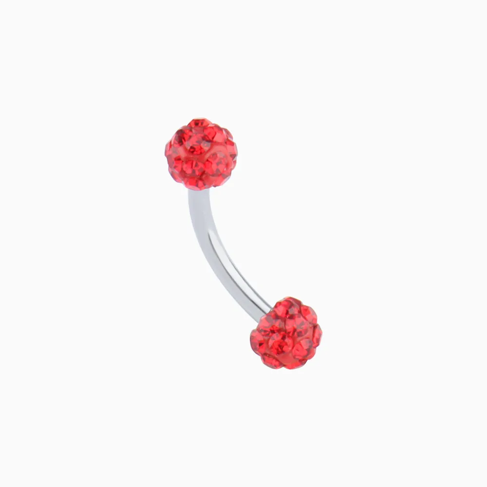 Charm Ball Curved Barbell