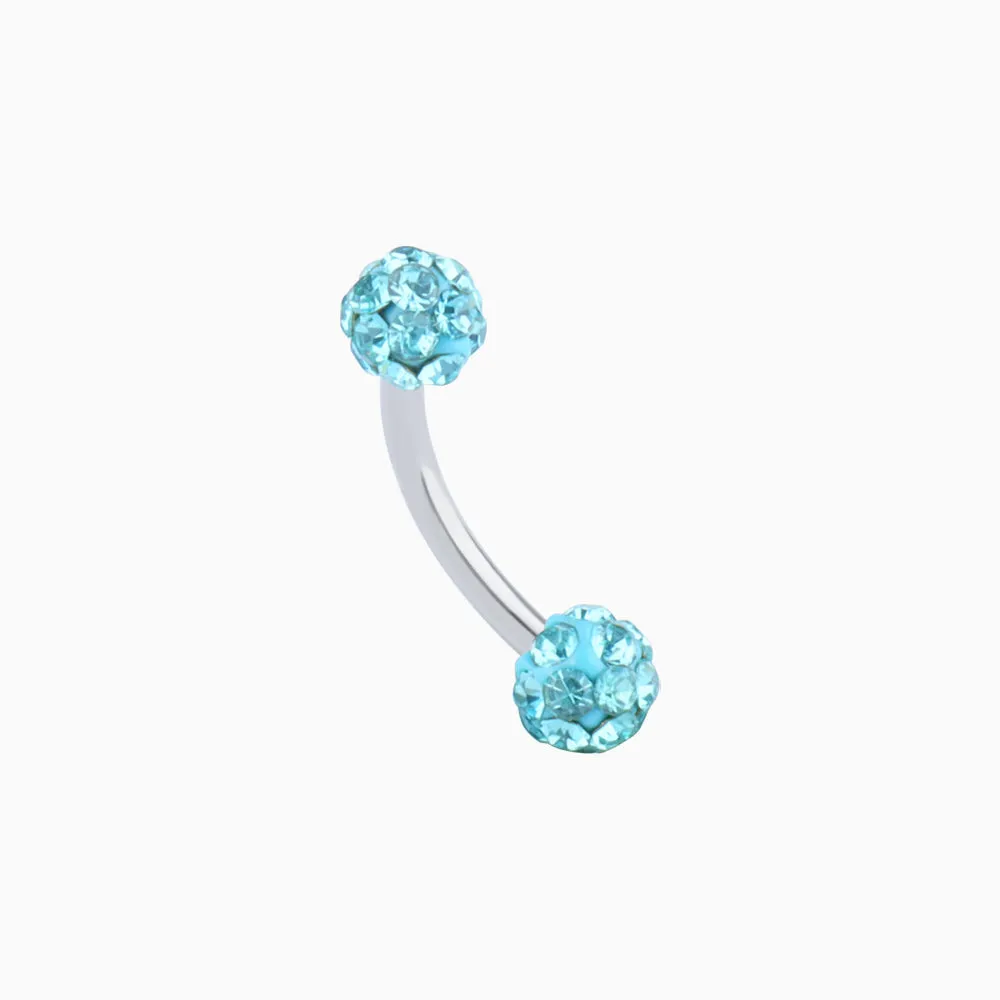 Charm Ball Curved Barbell