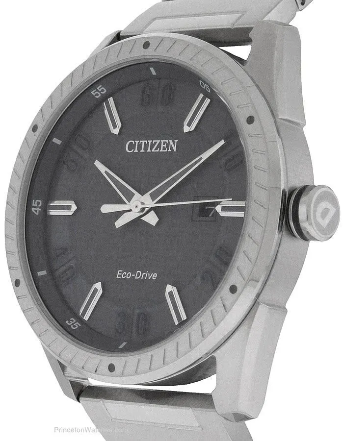 Citizen DRIVE CTO Mens Watch - Stainless - Grey Dial - Bracelet - Date - 100m