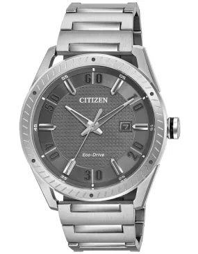 Citizen DRIVE CTO Mens Watch - Stainless - Grey Dial - Bracelet - Date - 100m