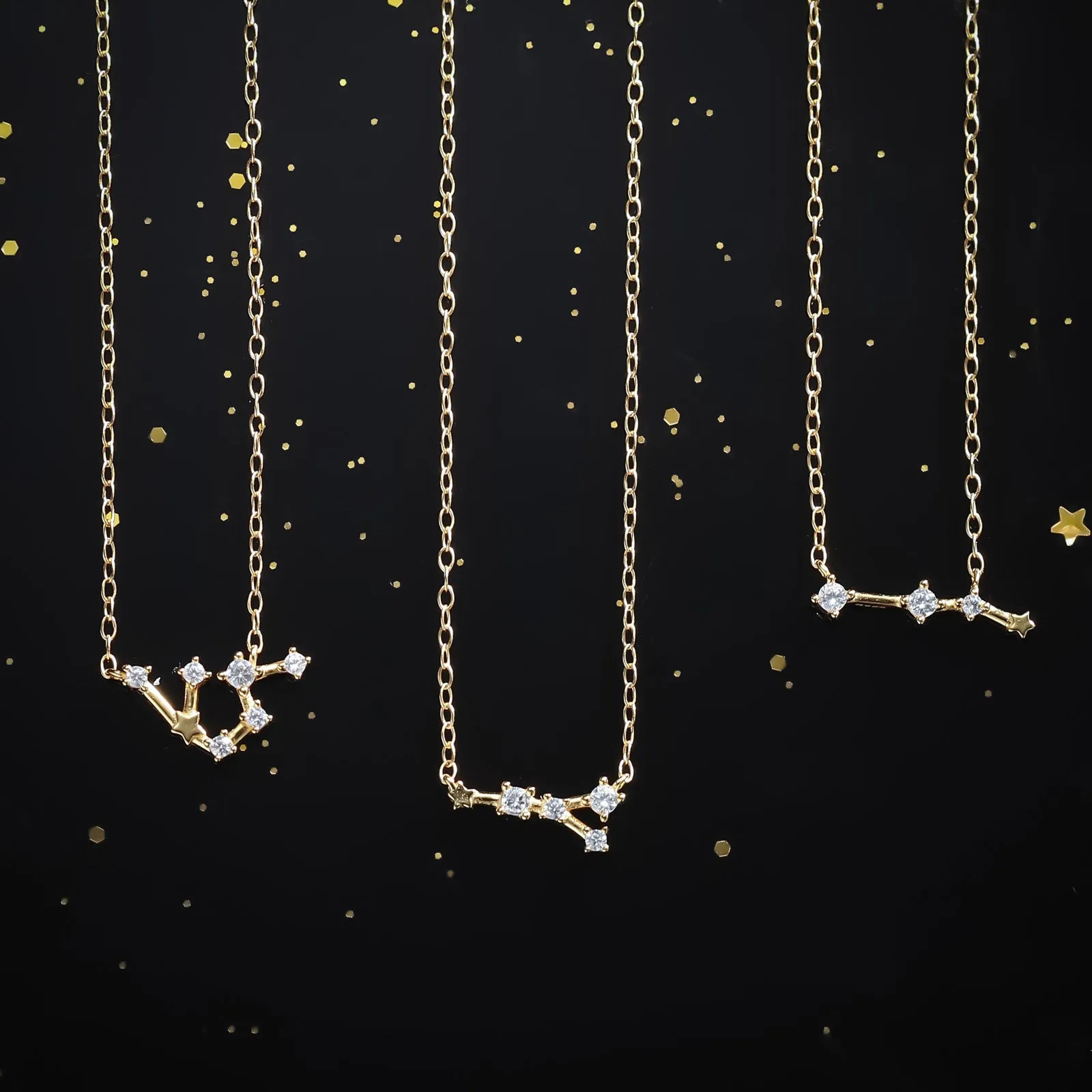 Constellation Silver Necklace - Aries