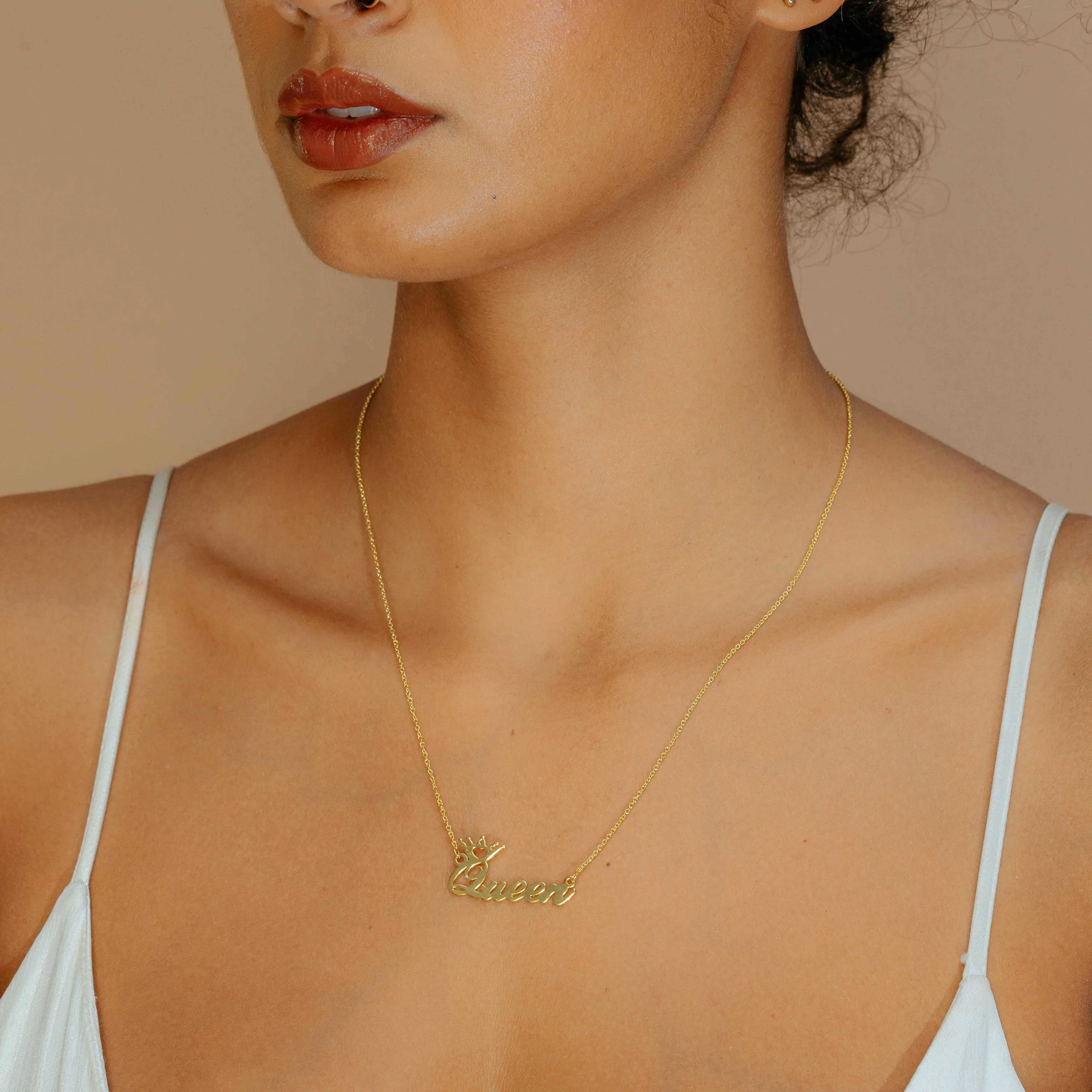 Crown Name Necklace