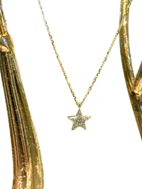 CZ Star Charm Necklace