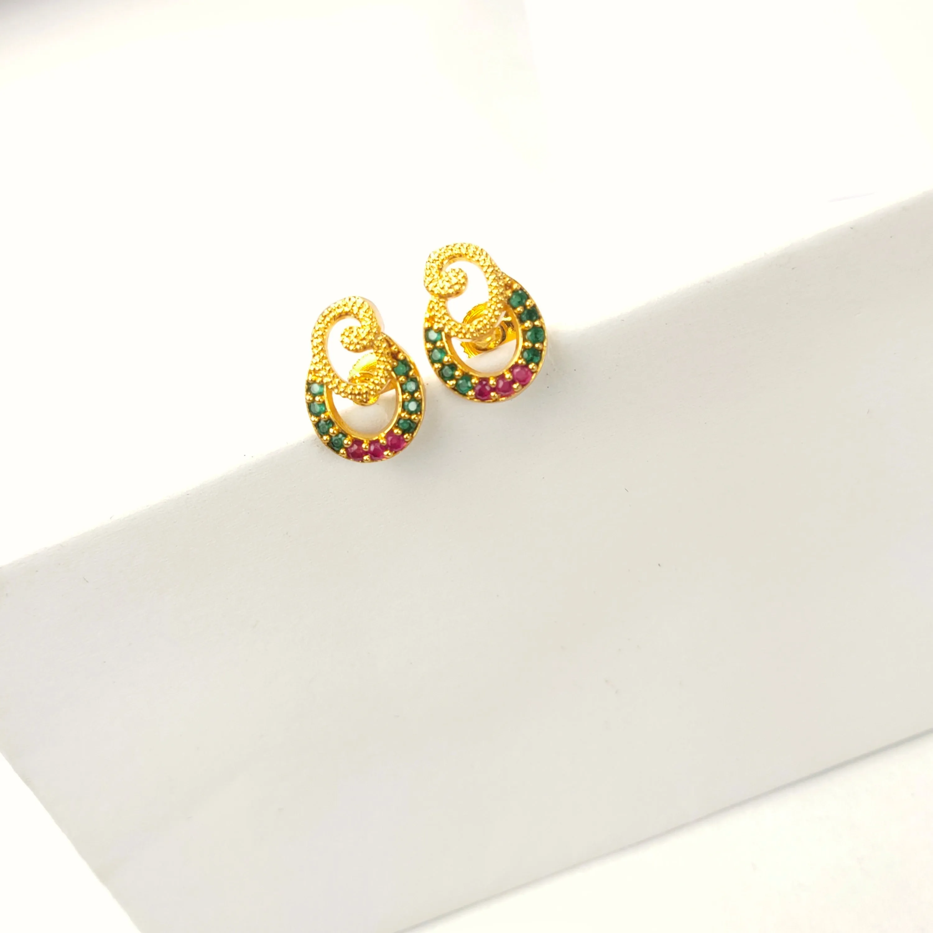 Daily Wear Small One Gram Gold Earrings By Asp Fashion Jewellery