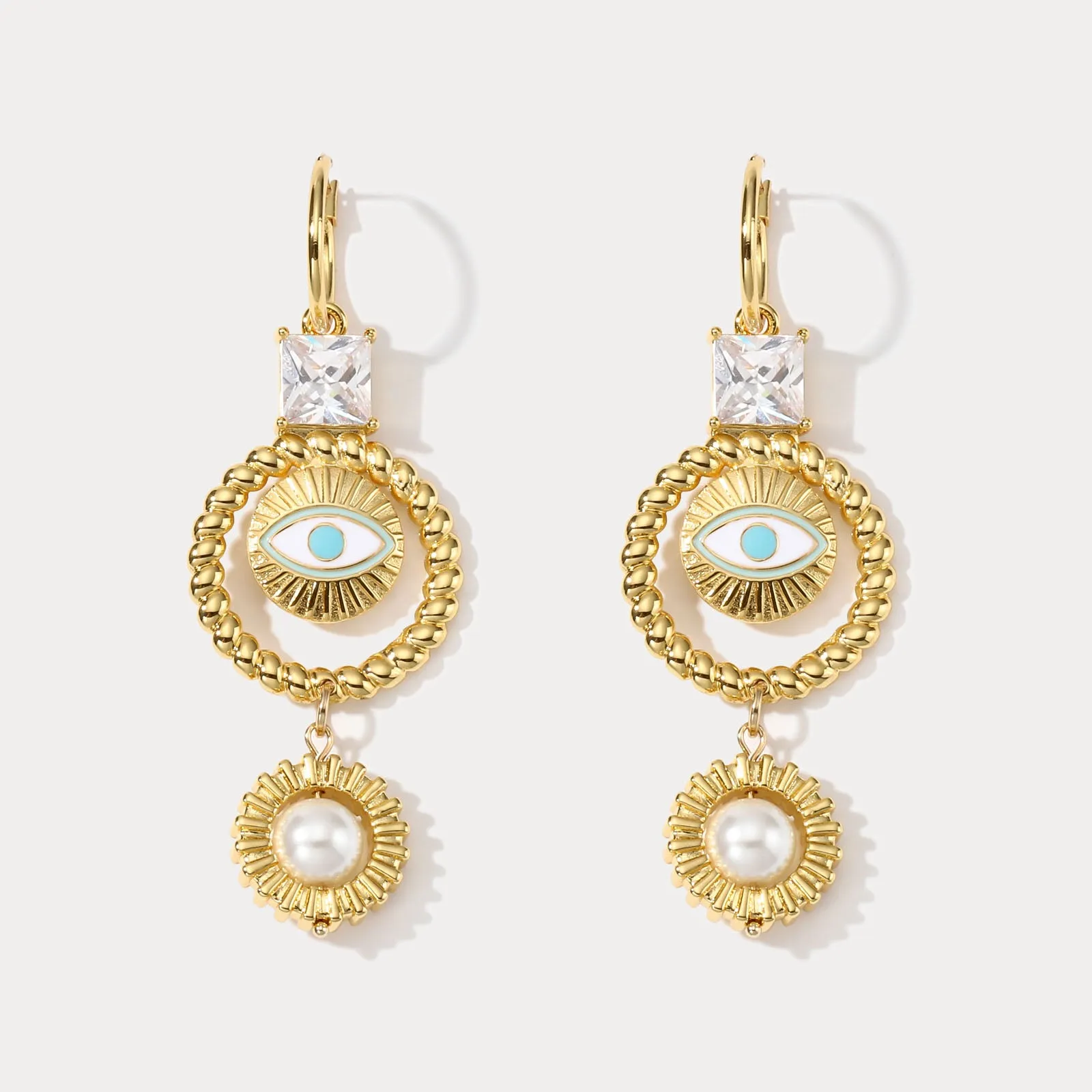 Devil Eye Drop Earrings