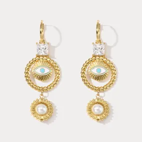 Devil Eye Drop Earrings