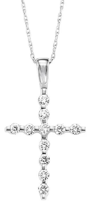 Diamond Cross Necklace