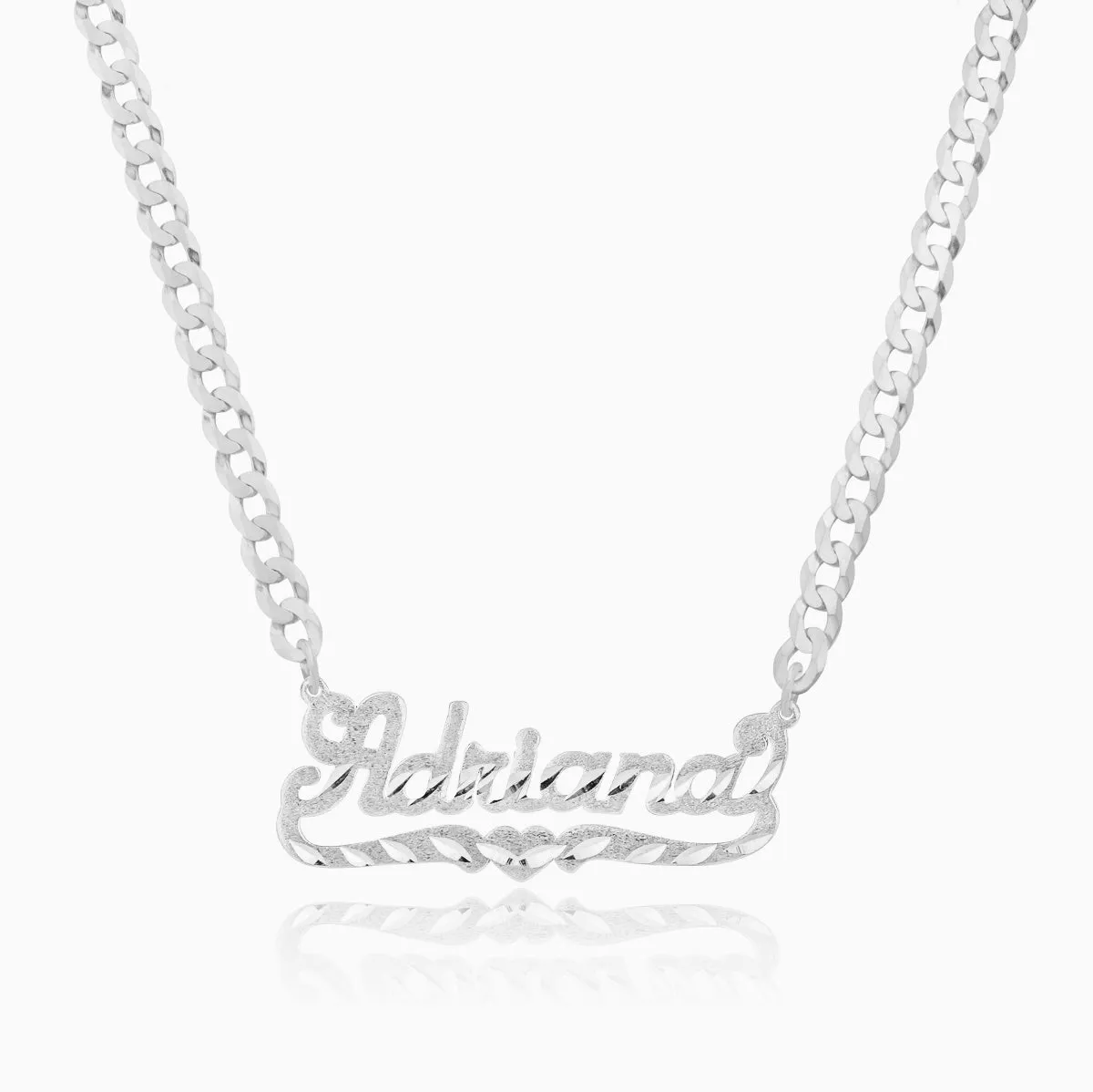 Diamond Cut Name Necklace