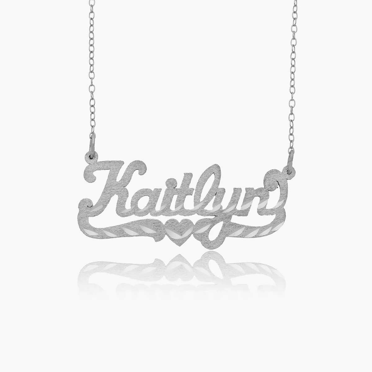 Diamond Cut Name Necklace