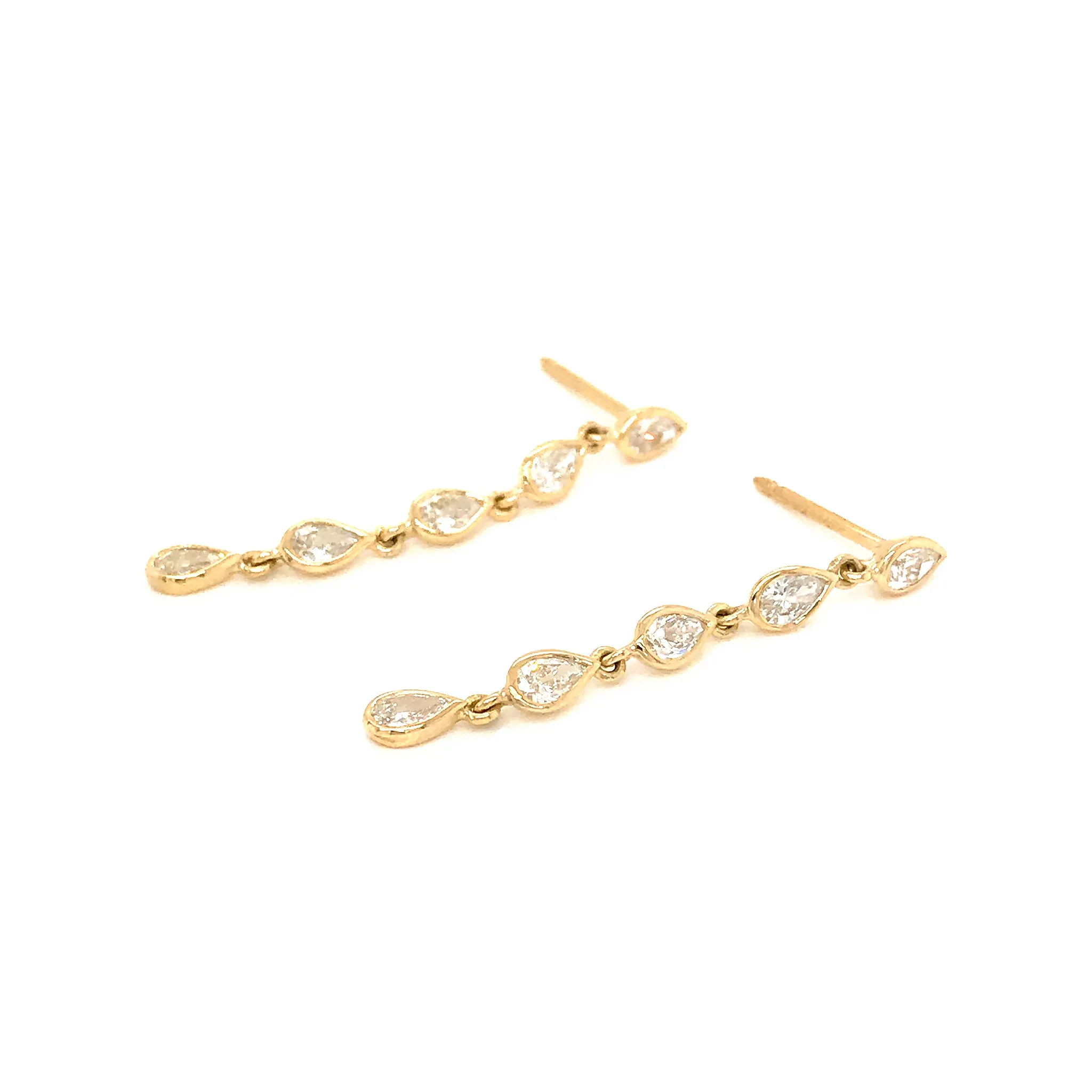 Diamond Drop Earrings