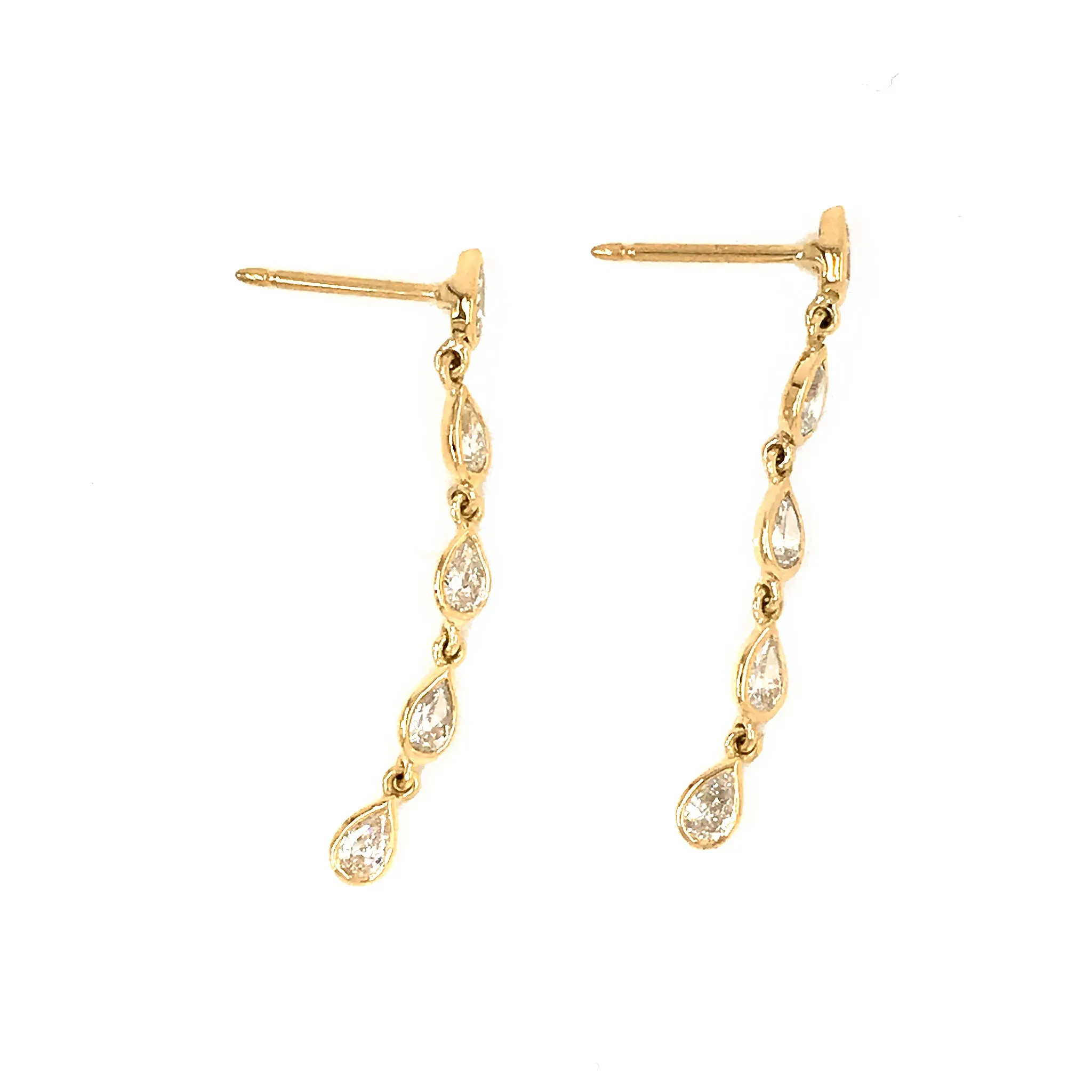 Diamond Drop Earrings