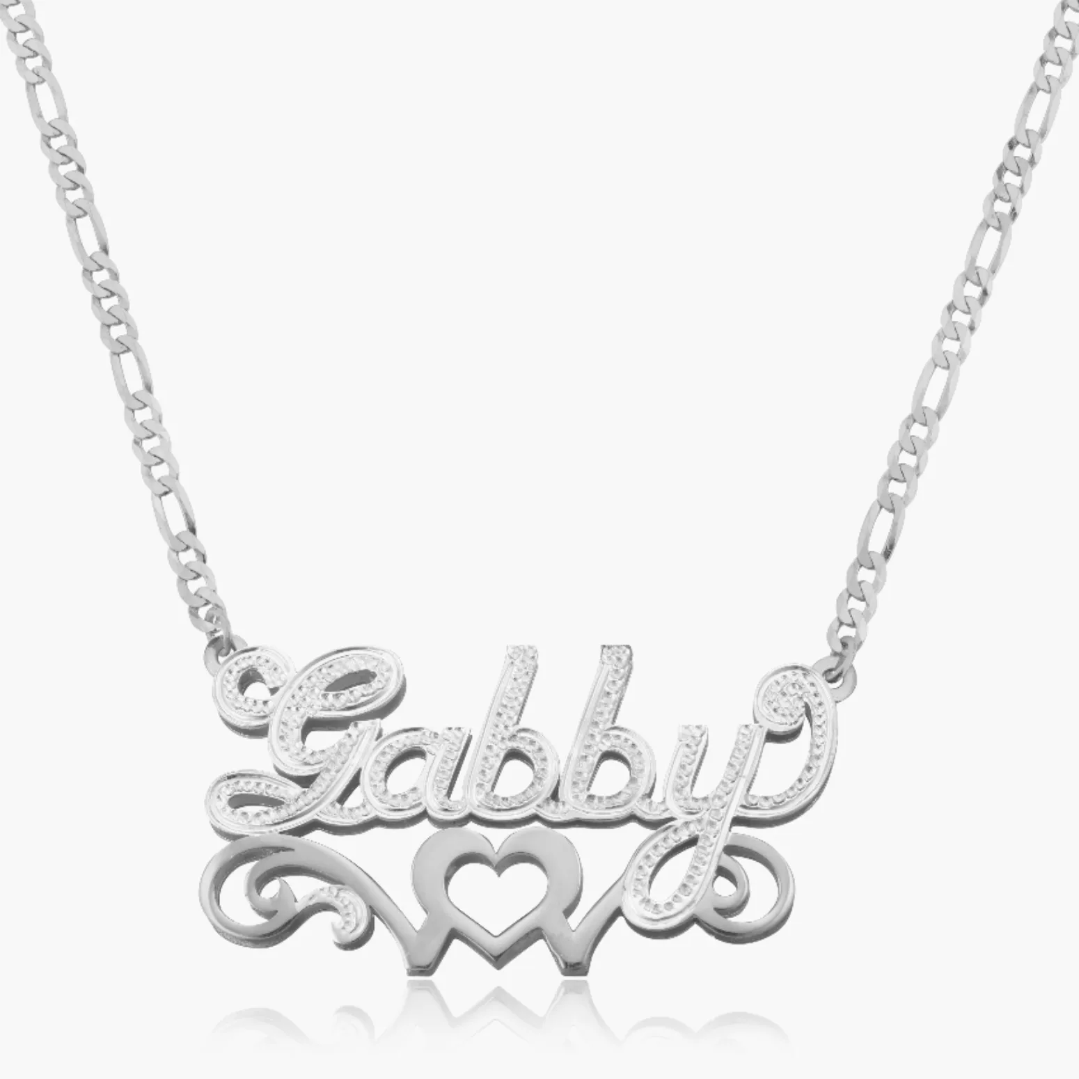 Double Plated Heavenly Love Name Necklace