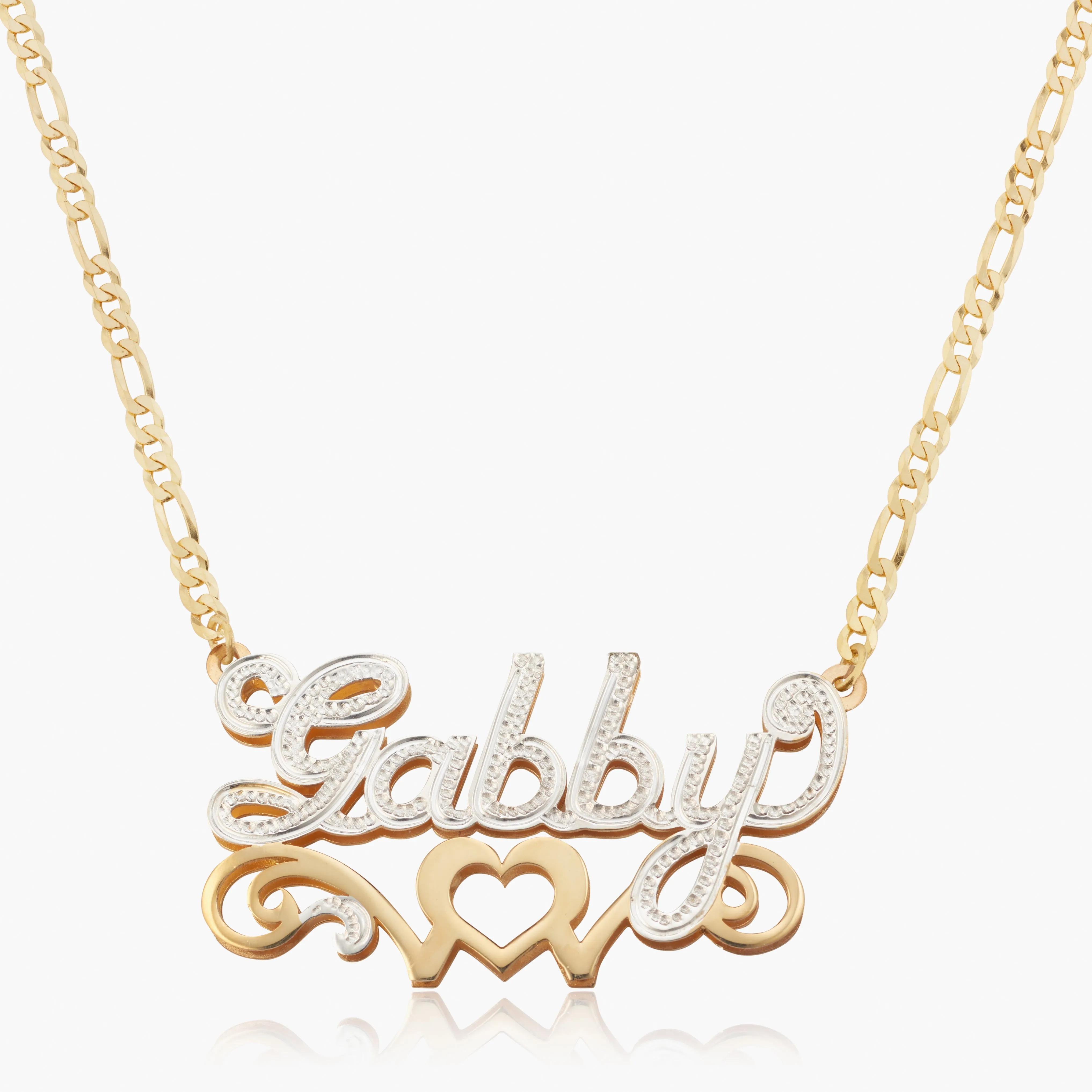 Double Plated Heavenly Love Name Necklace