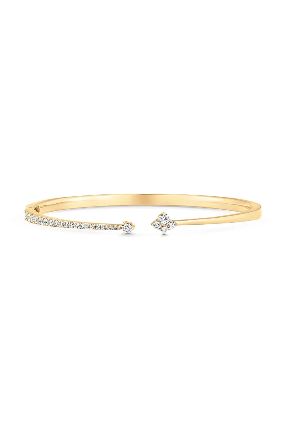 Dujour Diamond Open Bangle Bracelet