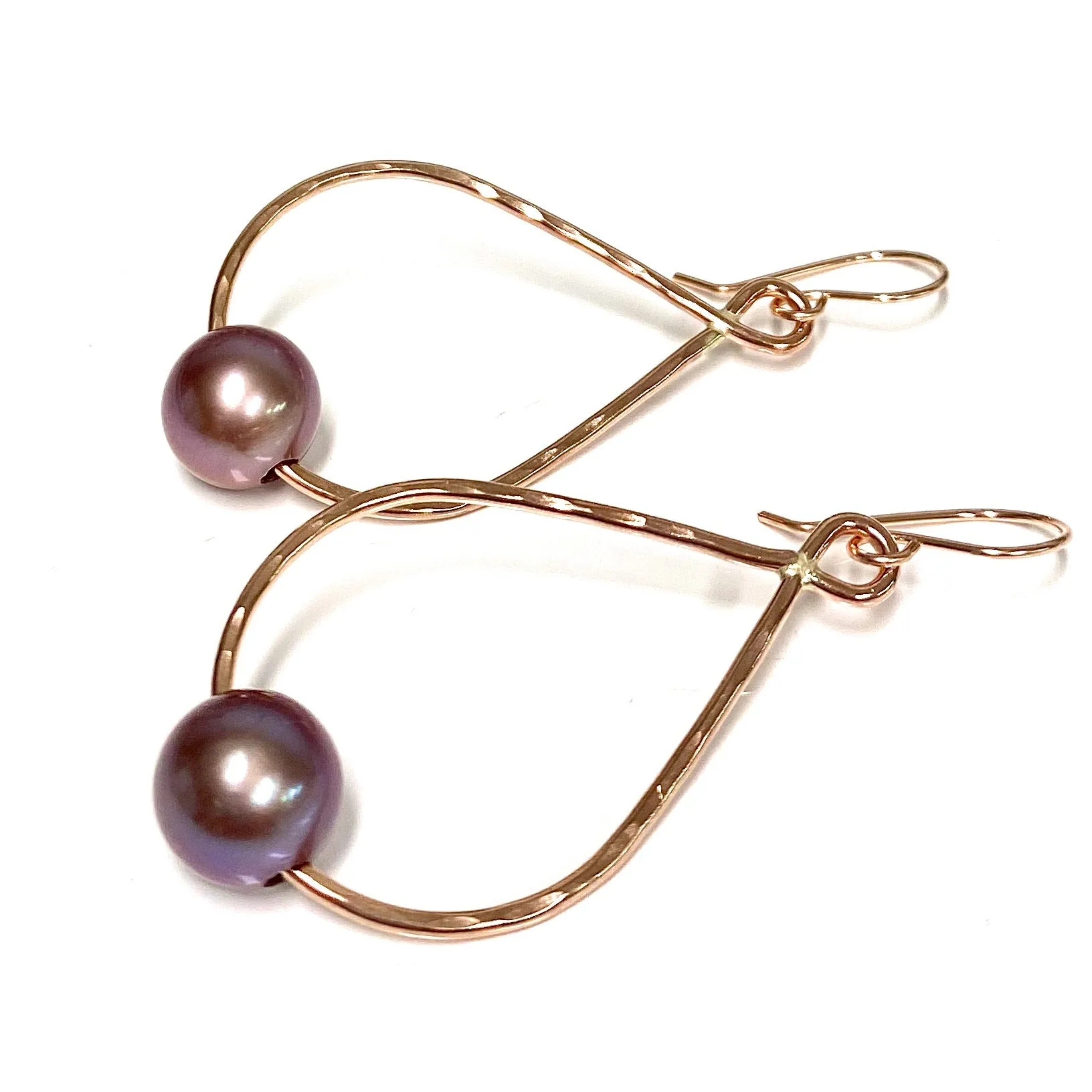 Earrings STELLA - lavender Edison pearls (E580)