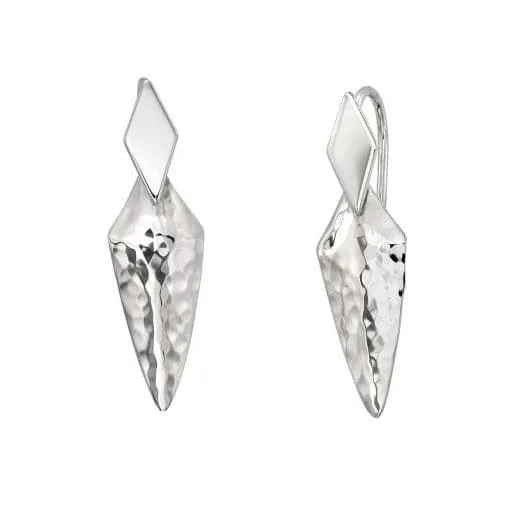 Ed Levin Sterling Silver Legend Drop Earrings