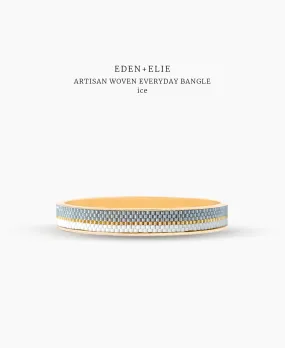 EDEN   ELIE Everyday gold narrow bangle - ice