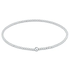 ENewton 2mm Sterling Bangle Bracelet