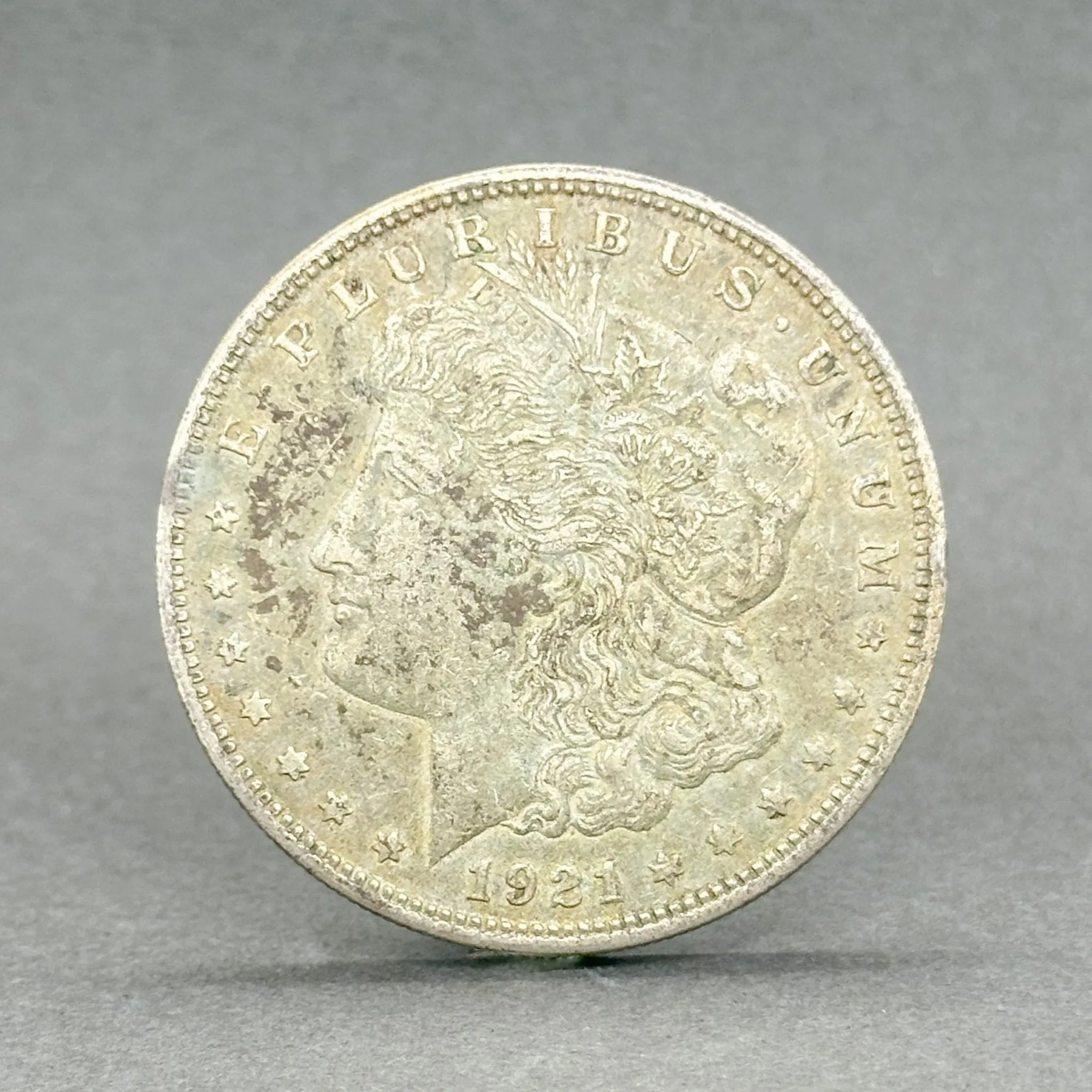 Estate 0.900 Fine Silver 1921 Morgan $1 Dollar Coin