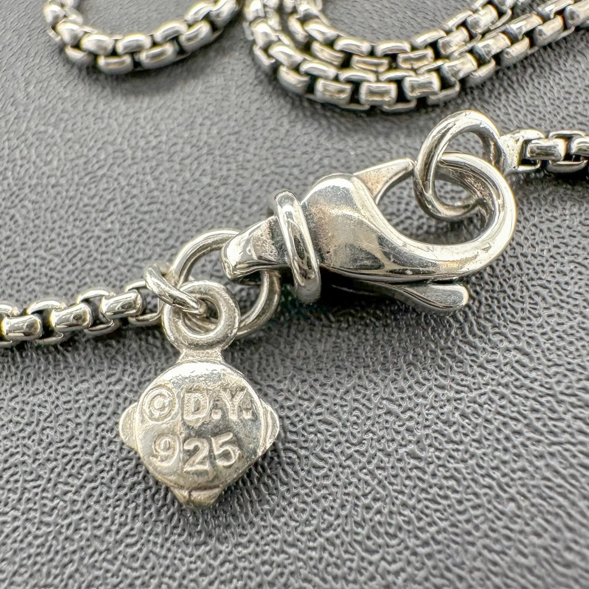 Estate David Yurman SS G-H/SI1 Diamond Heart Pendant