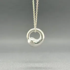 Estate Tiffany & Co. Peretti SS Eternal Circle Pendant