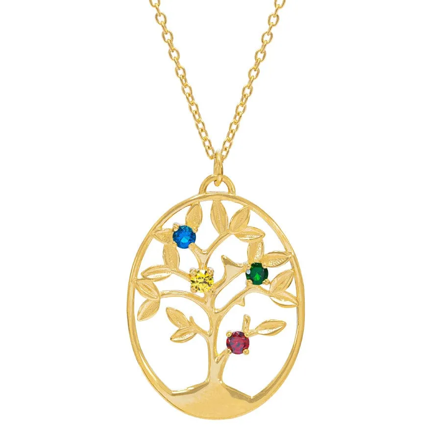 Family Birthstones Pendant