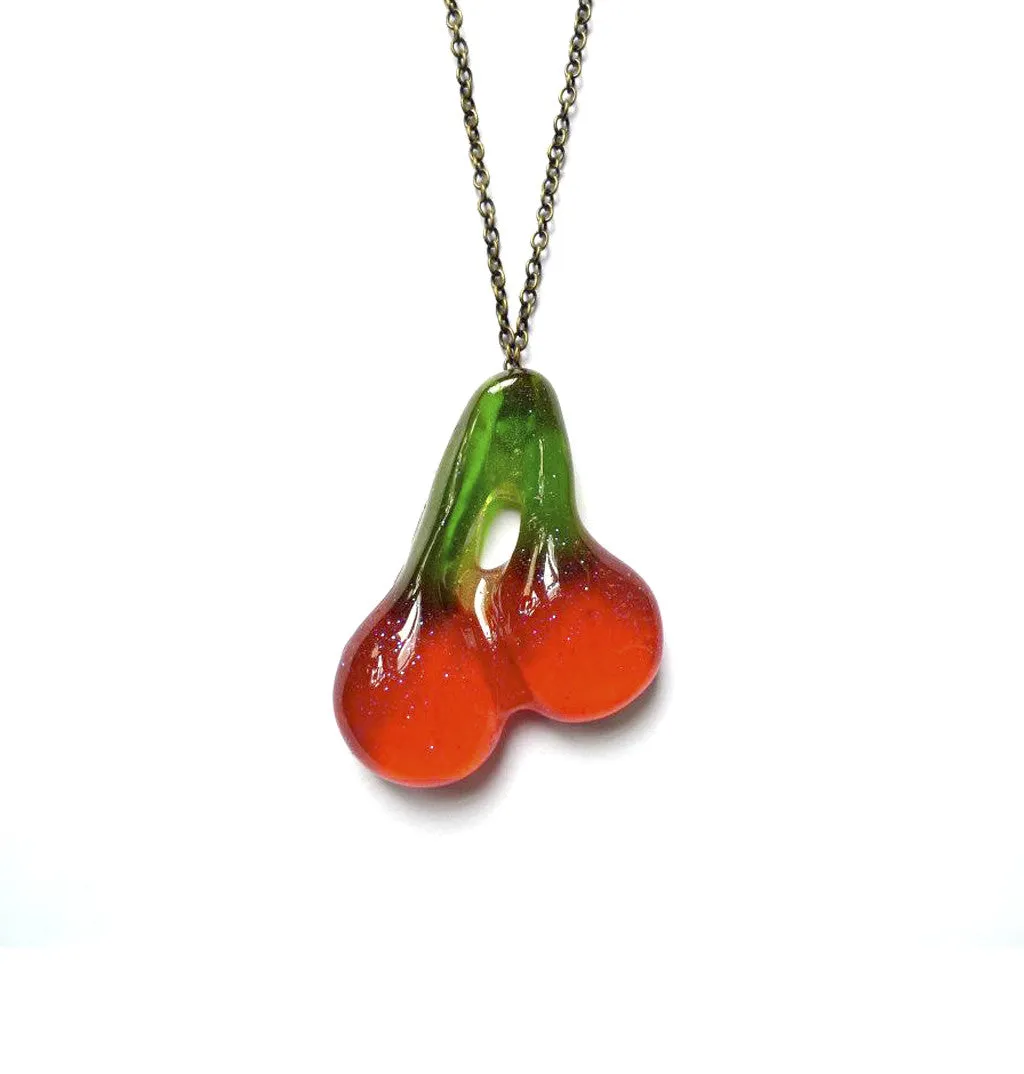 Gummy Cherry Candy Necklace