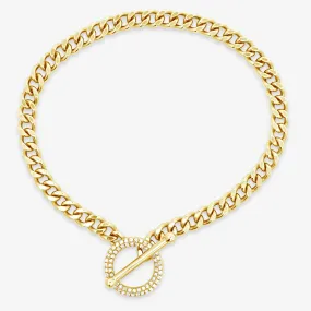 Havana Link Diamond Toggle Bracelet