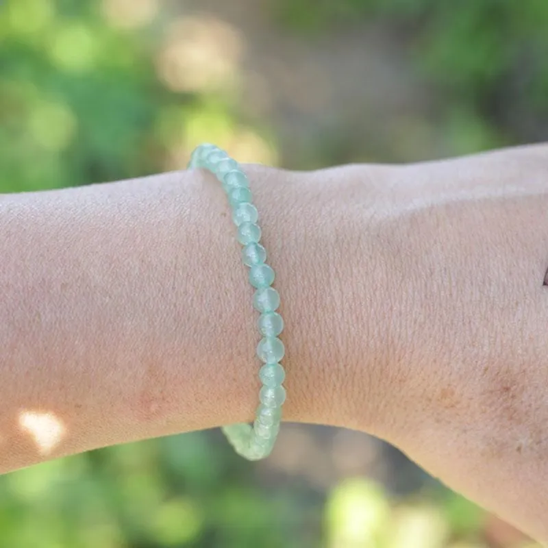 Heart Aventurine Delicate Bracelet