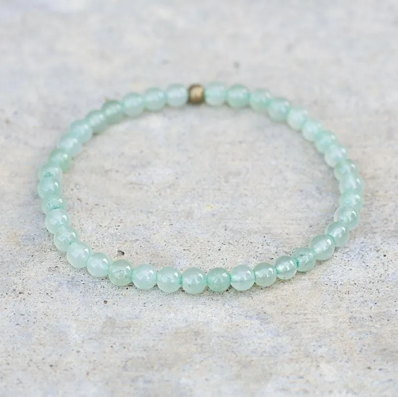 Heart Aventurine Delicate Bracelet