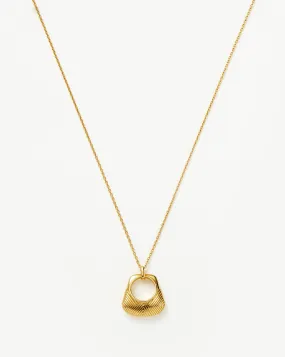 Hera Ridge Pendant Necklace | 18ct Gold Plated