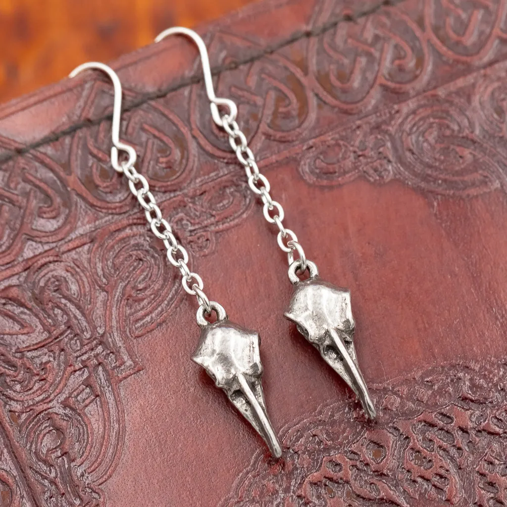 Huginn & Munnin Raven Drop Earrings