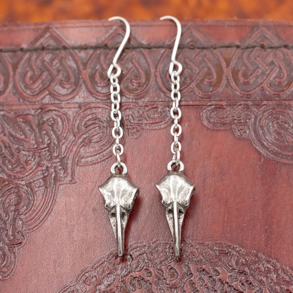 Huginn & Munnin Raven Drop Earrings