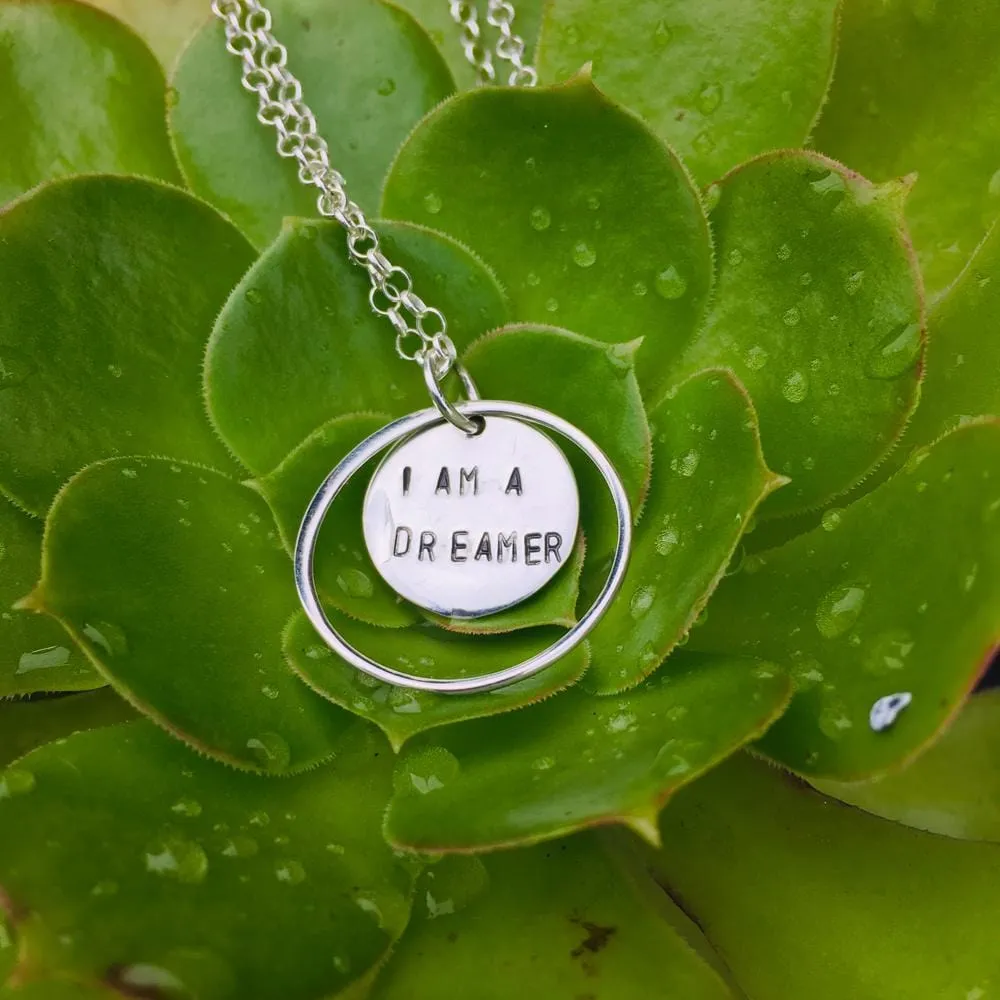 I am a Dreamer - Sterling Silver Necklace