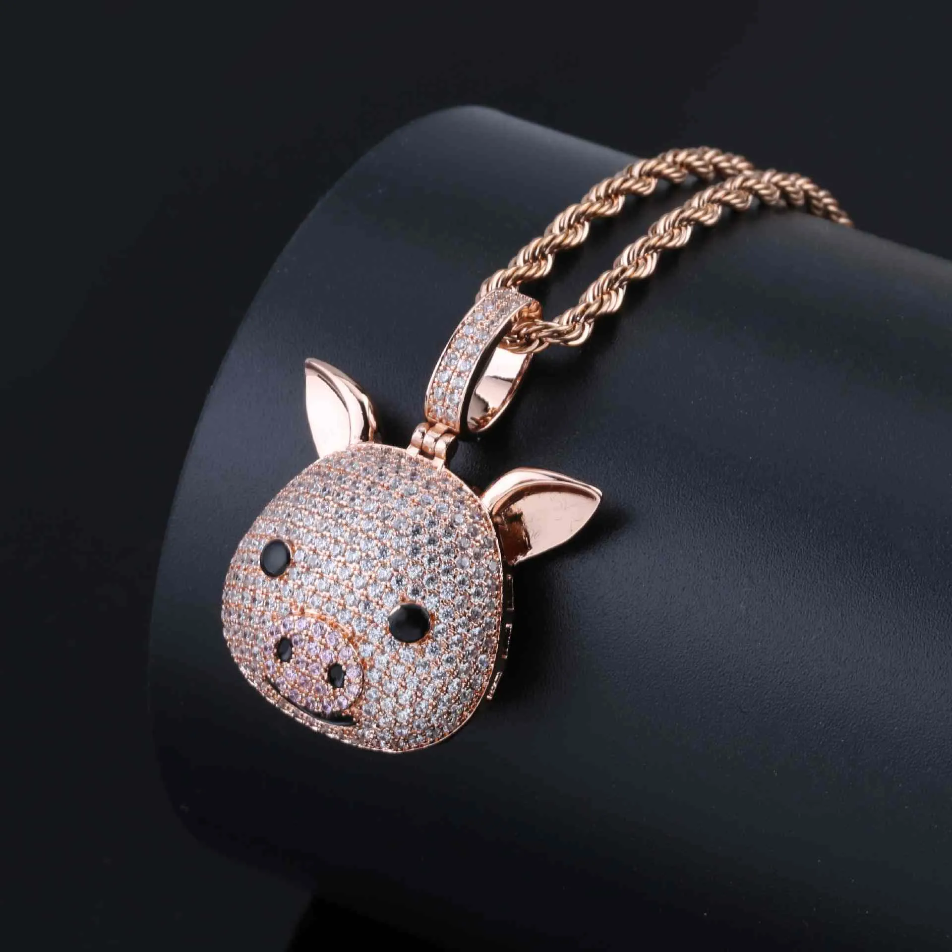 Iced Piggy pendant