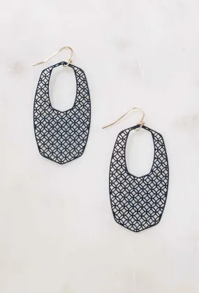 Intricate Filigree Drop Earrings