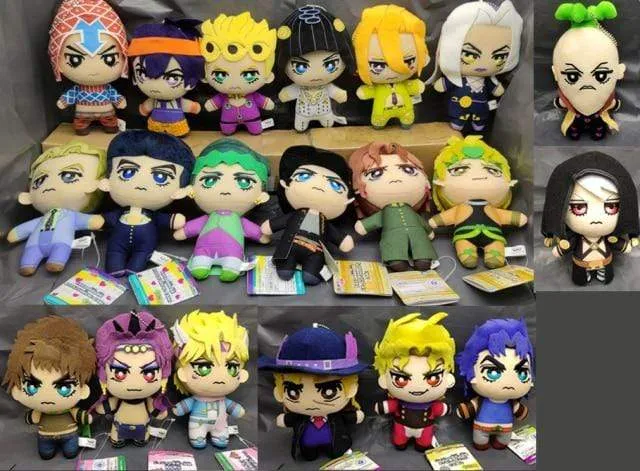 Jojos Bizarre Adventure Giorno Narancia Mista Buccellati Abbacchio Fugo Yoshikage Kira Rohan Kishibe Josuke plush toy doll